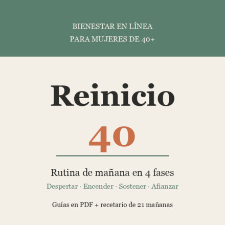 Portada de Reinicio 40